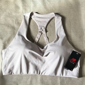 New Balance High Impact Women's Beige Power X Sports Bra Size XL (D-DD)